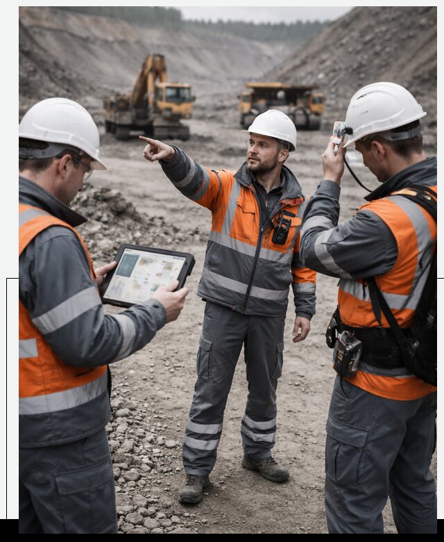 Система контроля персонала для горнодобывающей отрасли в Петергофе