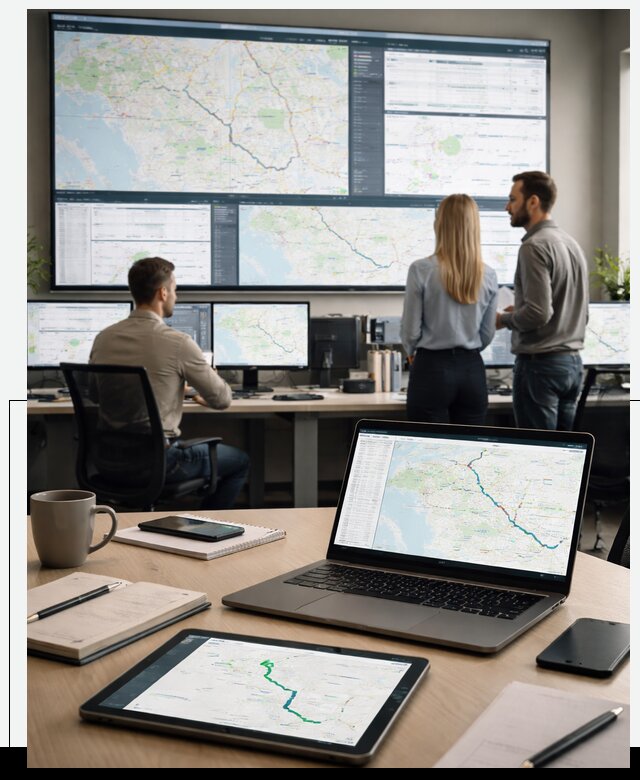 Трекинг грузов и Fleet Management, мониторинг автопарка в Петергофе