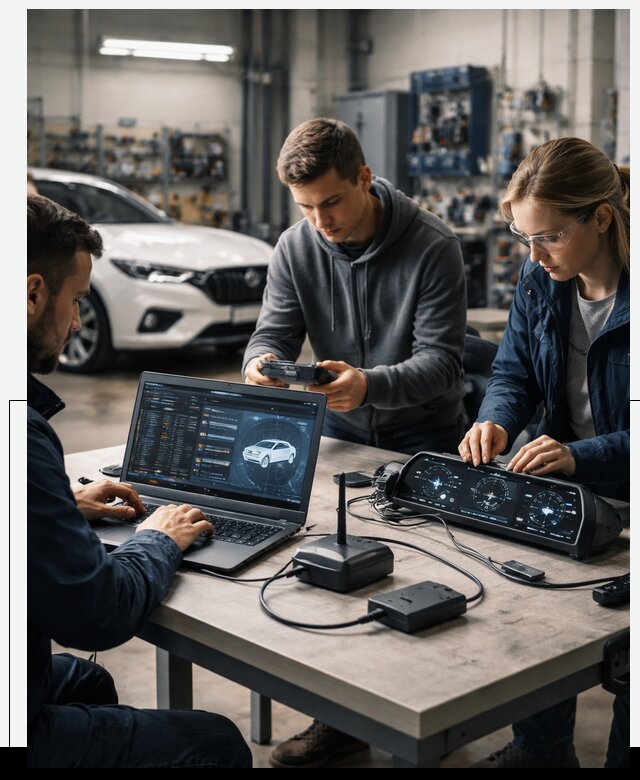 Разработка Connected Car и ПО для автопрома в Петергофе