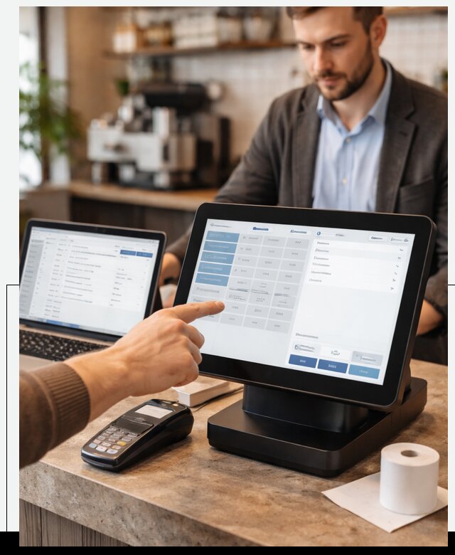 Кассовое ПО и POS системы под ключ в Петергофе с поддержкой