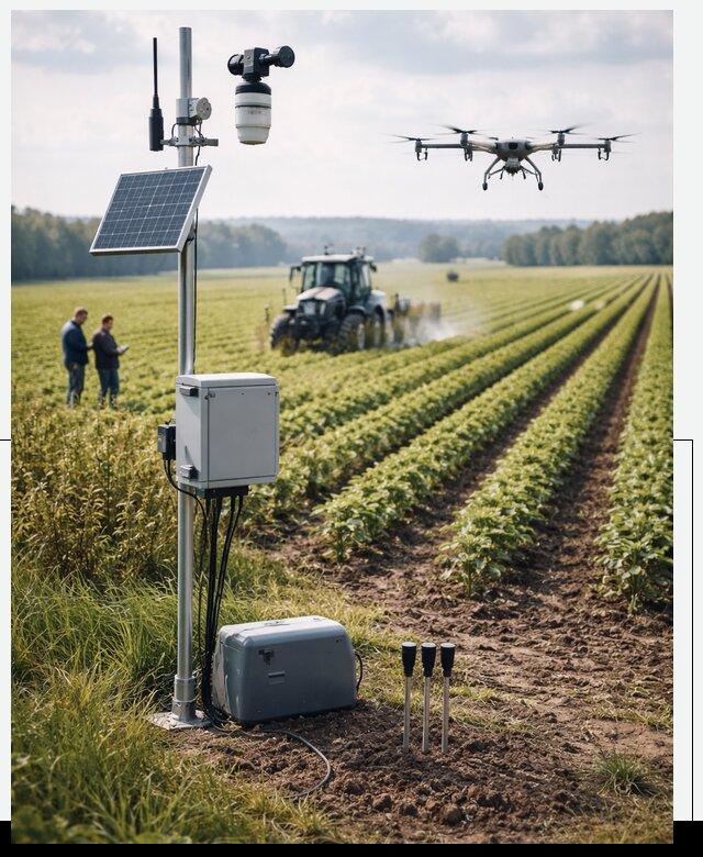 Разработка IoT мониторинга полей в Петергофе от 8892 р. | АвикейПтф